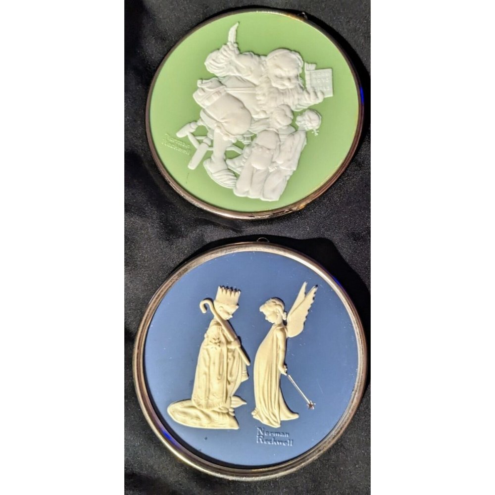 Norman Rockwell Collection Christmas Ornaments 1st & 4th In Series 1980 & '83